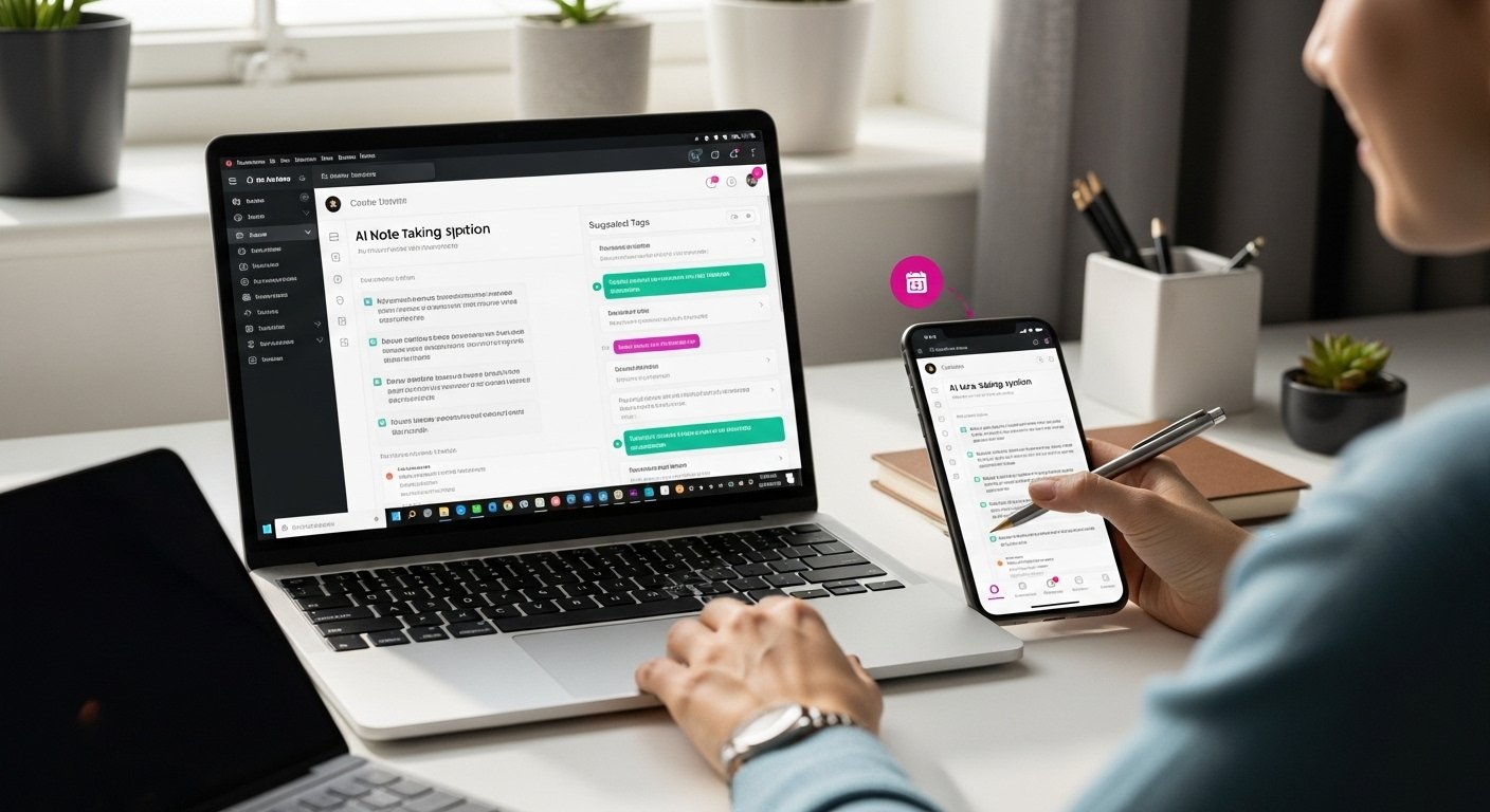 AI note-taking tool demo