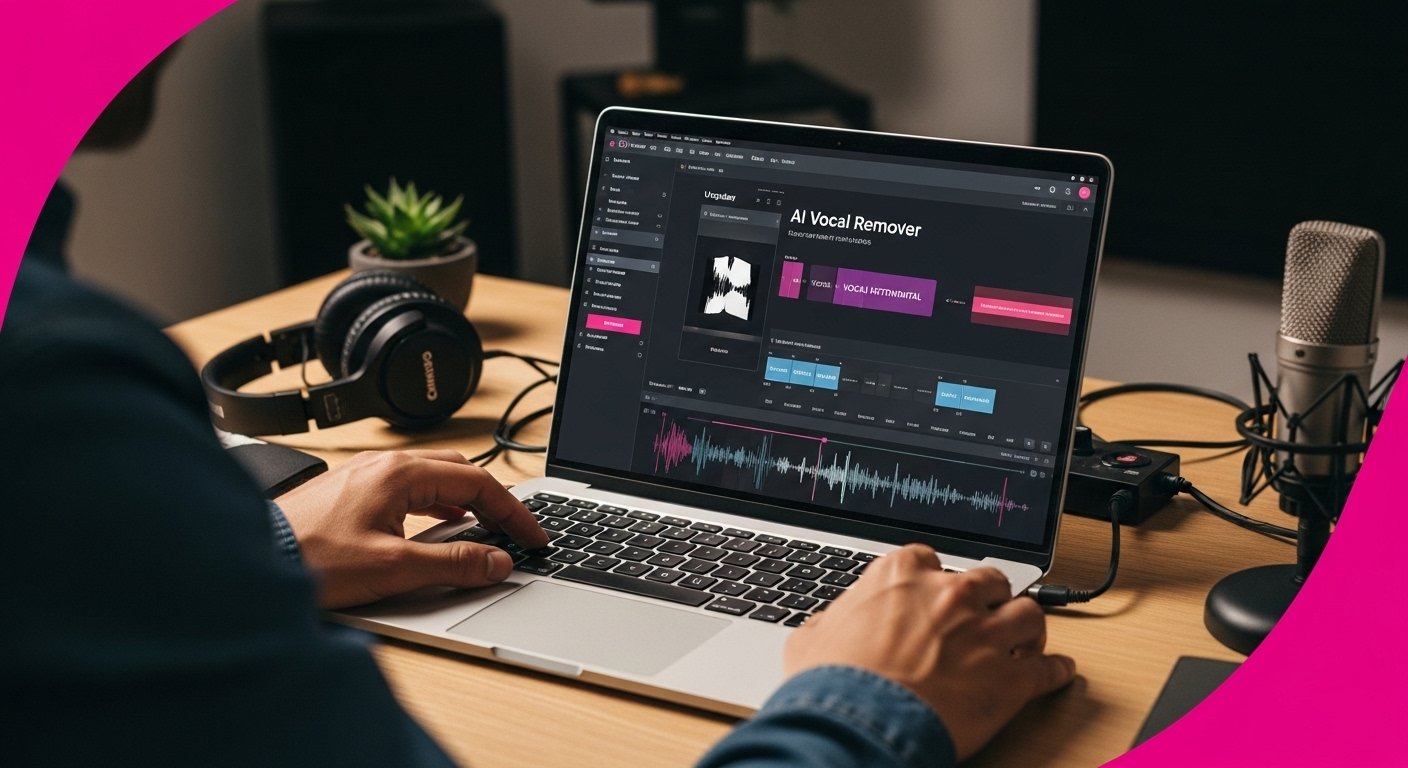 AI vocal remover process
